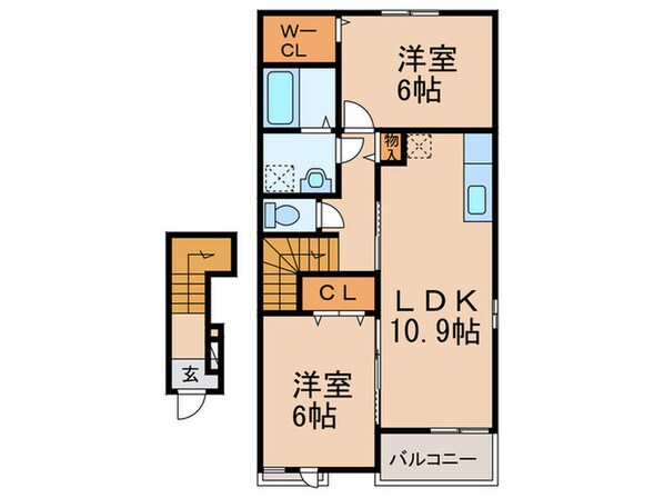 サンヒルズ・TSの物件間取画像